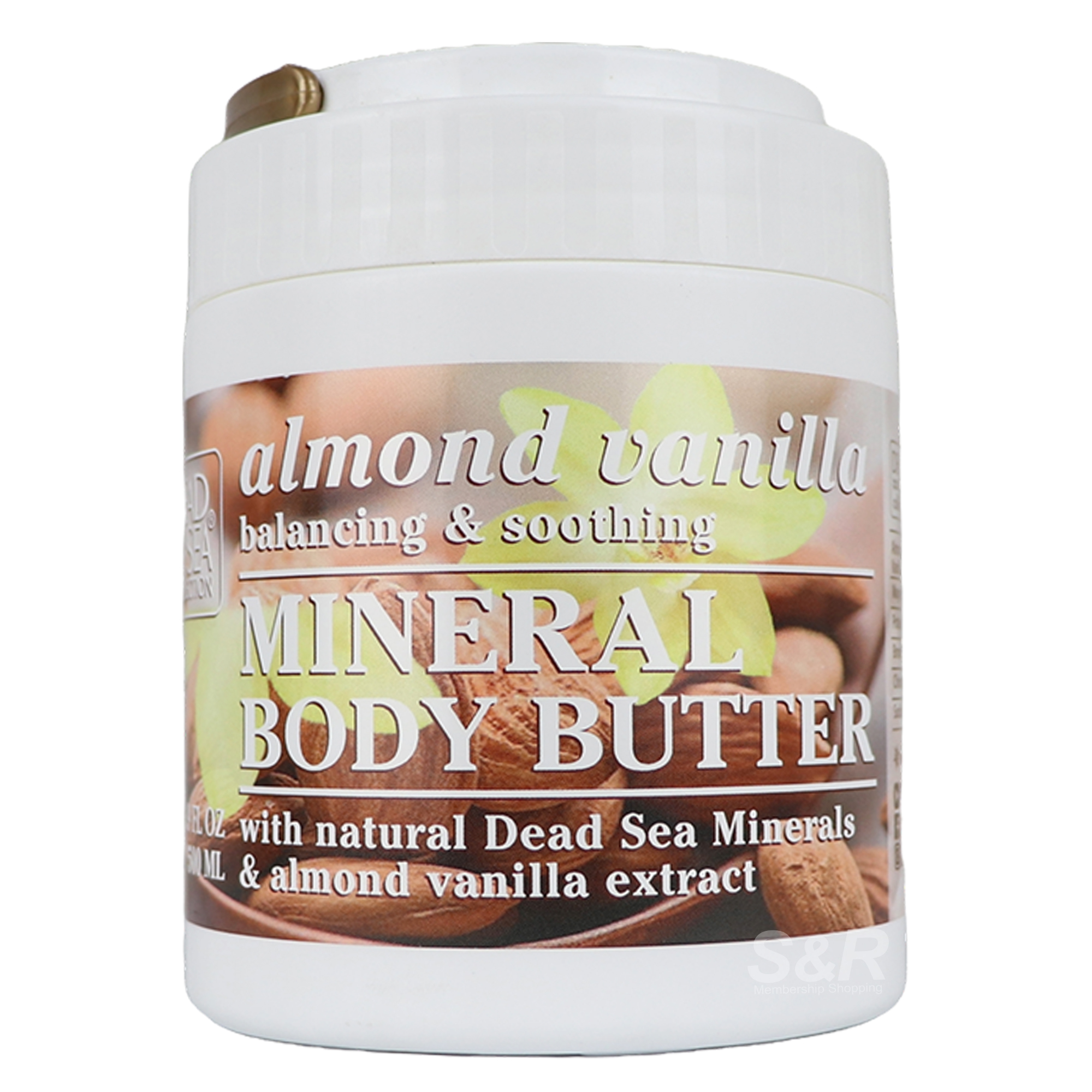 Dead Sea Collection Almond Vanilla Mineral Body Butter 500mL Dead Sea Collection Almond Vanilla Mineral Body Butter 500mL